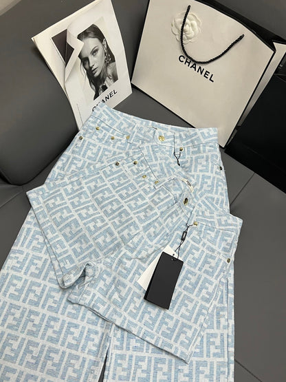 FF 25 Monogram Light Blue Jean