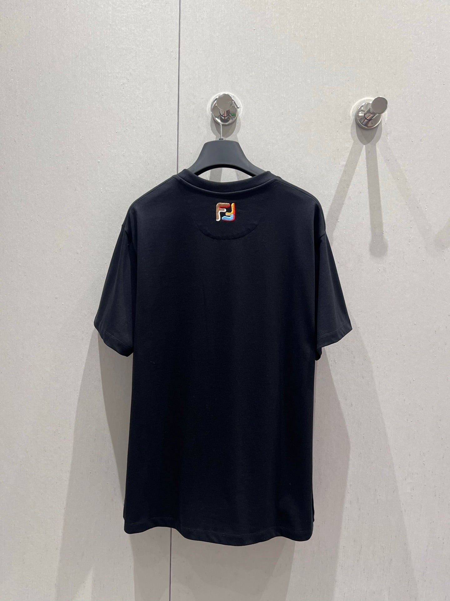Fendi 25 Short-sleeved T-shirt Black Cotton 213514