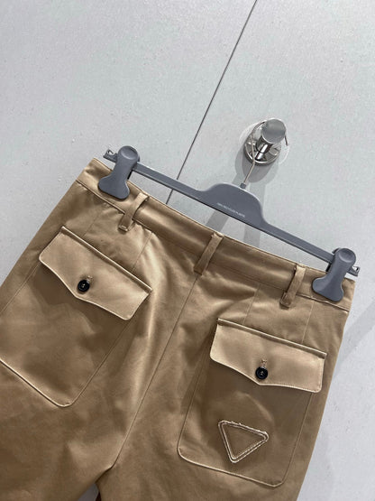 Prada 25 Short Beige Cotton 218082