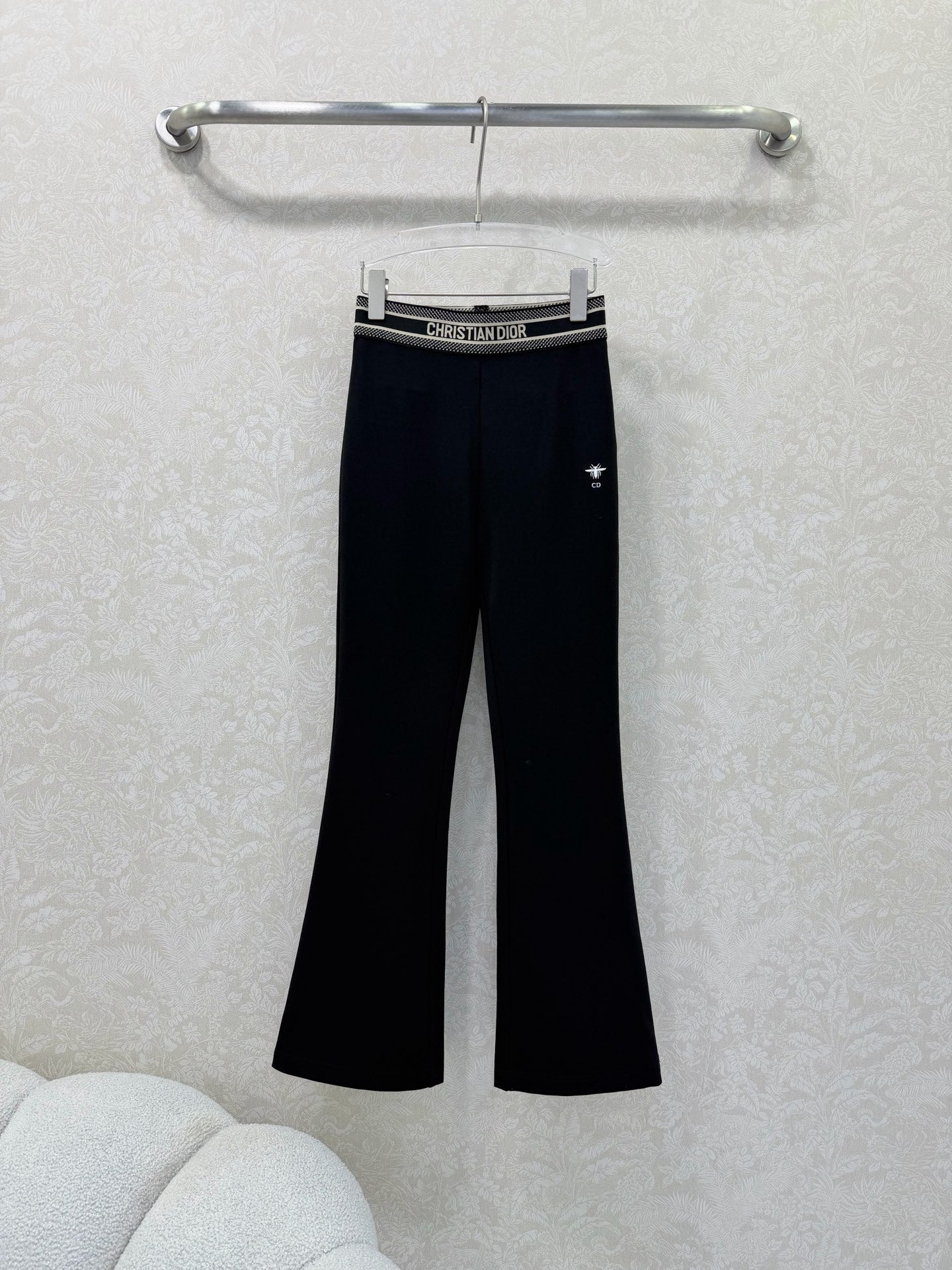 CD 26s Flared Trousers Black Nylon Rayon 352023