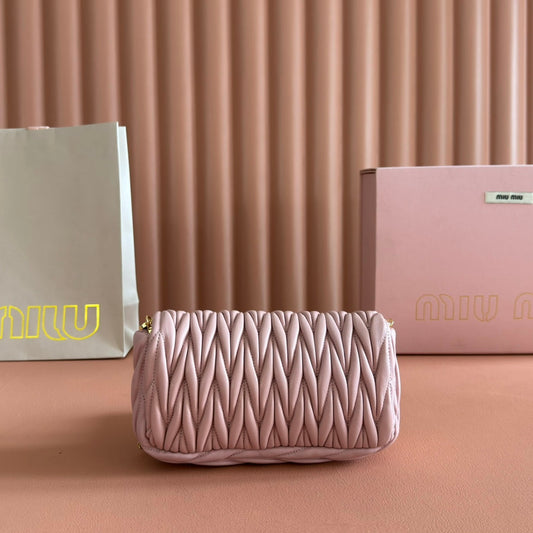 Matelassé Mini-Bag 18cm Light Pink Lambskin