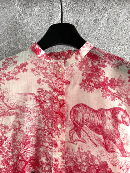 CD Shirt Red Cotton