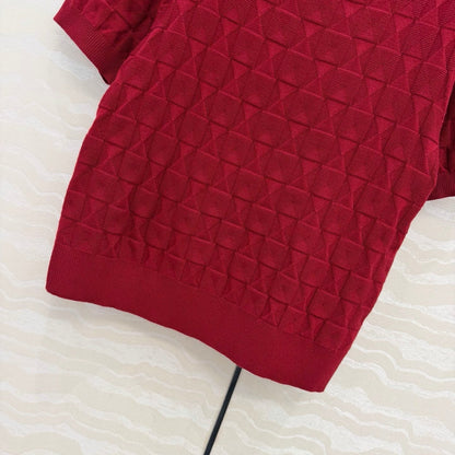 HM "Medor" Short-Sleeve Cardigan Black Wool