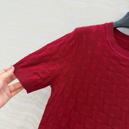 HM "Medor" Short-Sleeve Cardigan Black Wool