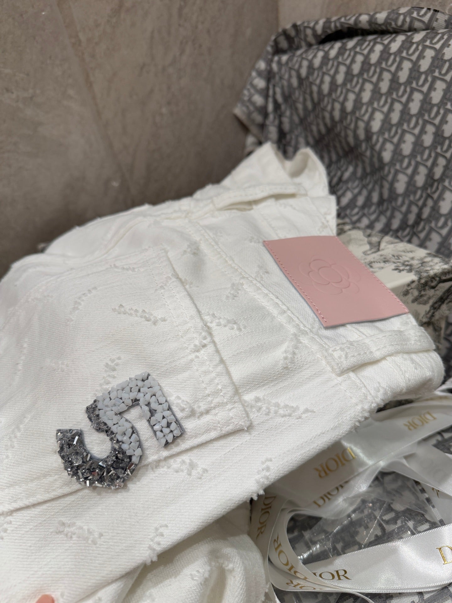 CC jeans White Denim Fabric
