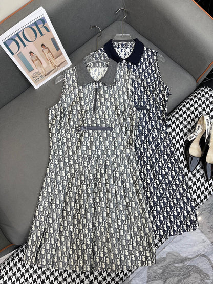 Dior 25C Pleated Short Dress 228593