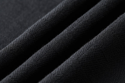 LV Double Sided Logo T-Shirt Black Cotton
