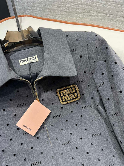 Miu Miu 25 Set Gray Polyester