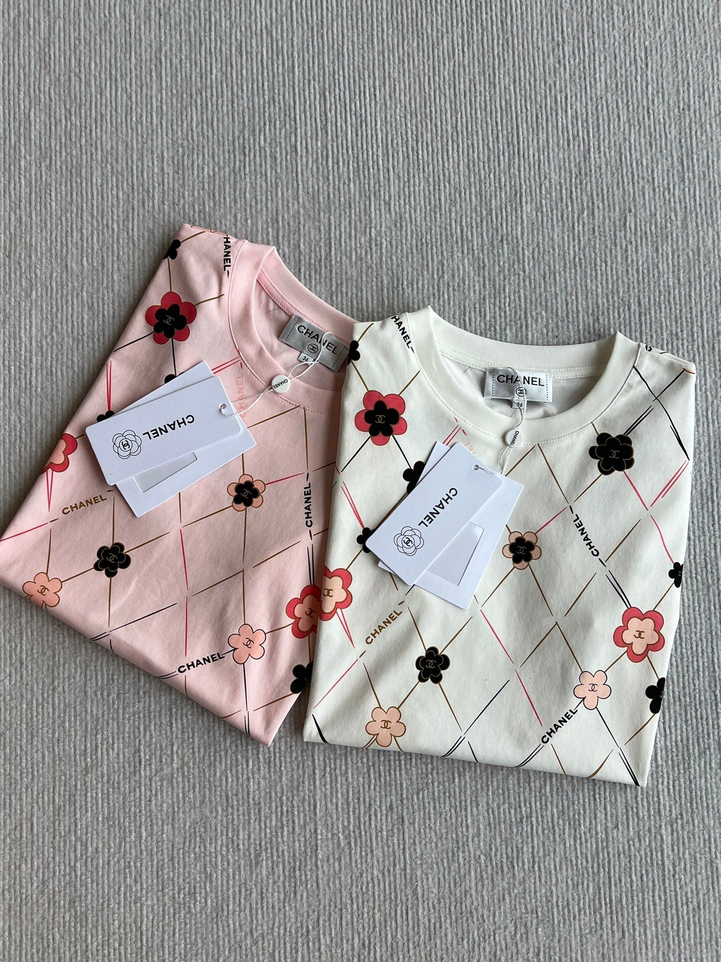 CC 25 Round- Neck T-shirt In Pink Cotton 277249