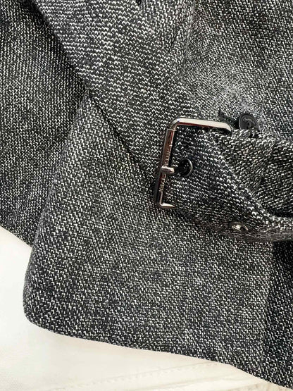 CD 25 Floral V-neck Jacket Gray Cotton