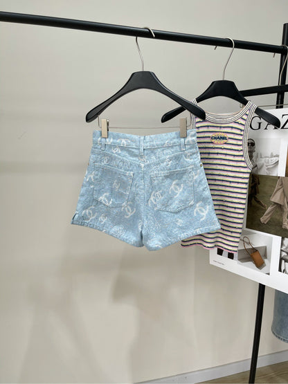 CC Short Light Blue Demin Cotton 233616
