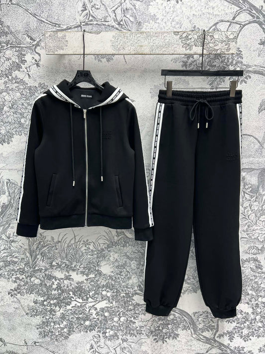 Miu Miu 25 Lazy Suits Black Cotton