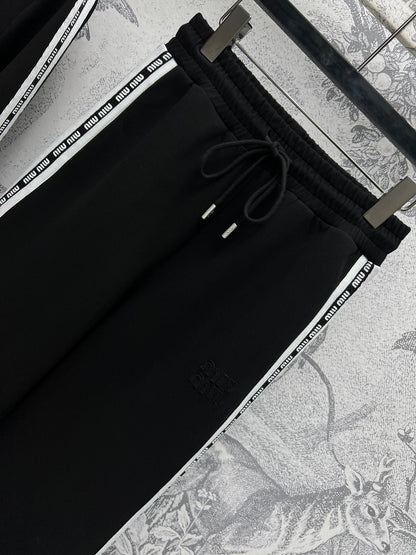 Miu Miu 25 Lazy Suits Black Cotton