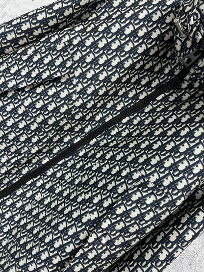 CD 25 Hooded jacket Black White Cotton