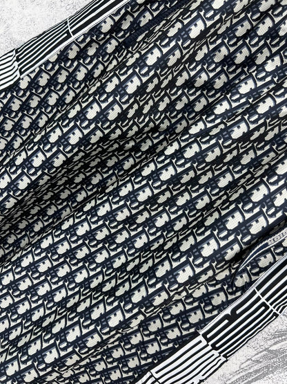 CD 25 Logo Long Skirt Black Polyester