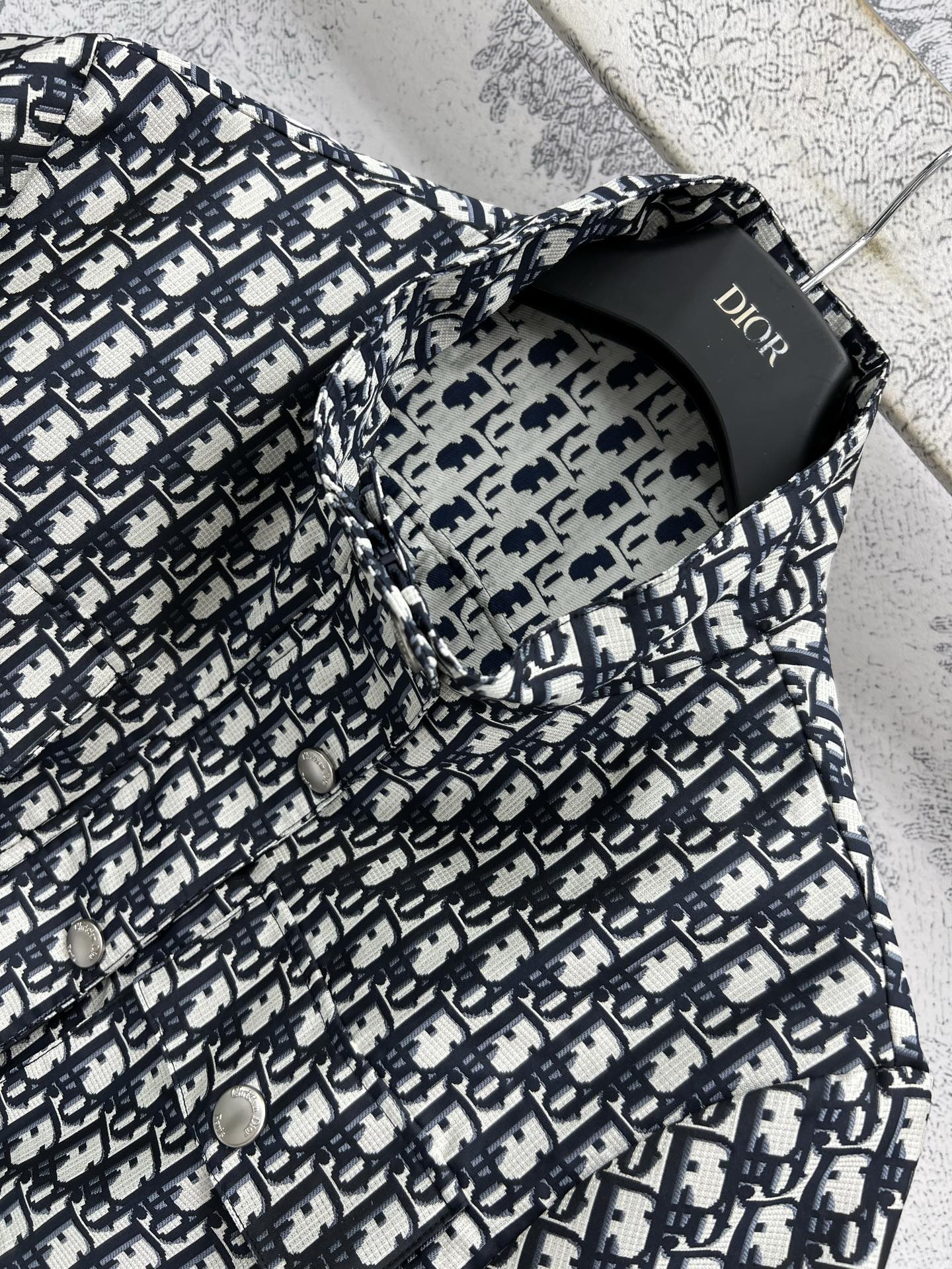 CD 25 Logo Short Shirt Black Polyester