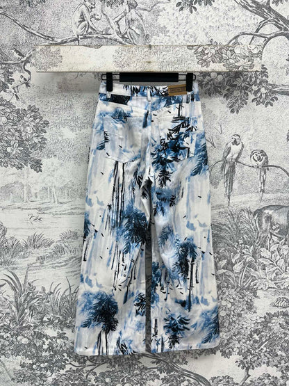 CD 25 Denim Jeans White Blue Black Cotton