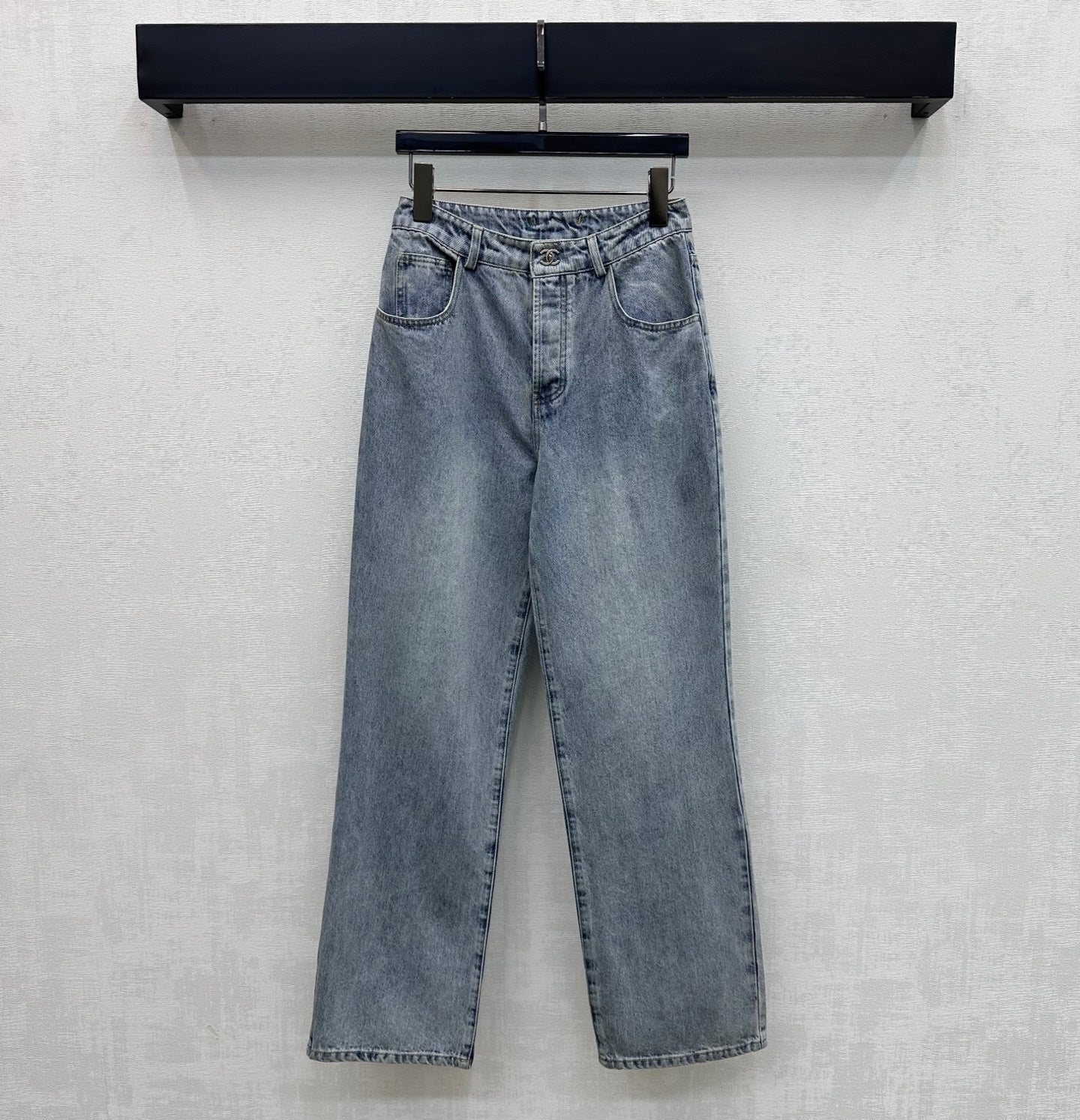 Chanel 2026 Jeans With Silver Buckle