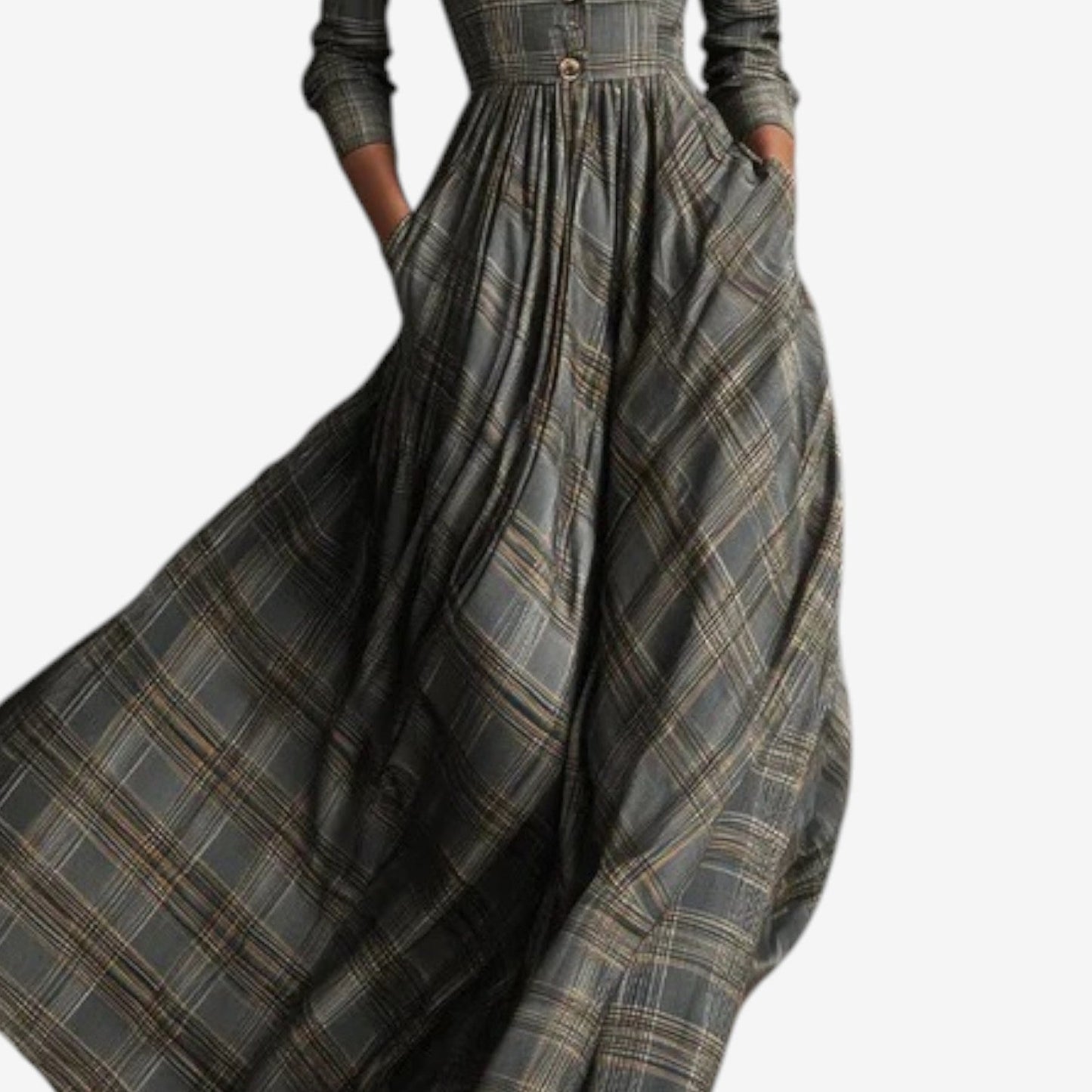 Trinity™ | Chic Chekered Dress