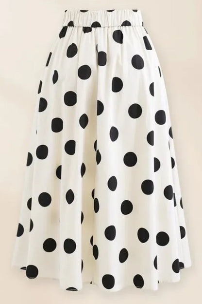 Polka Dot One-Piece Swimsuit Set