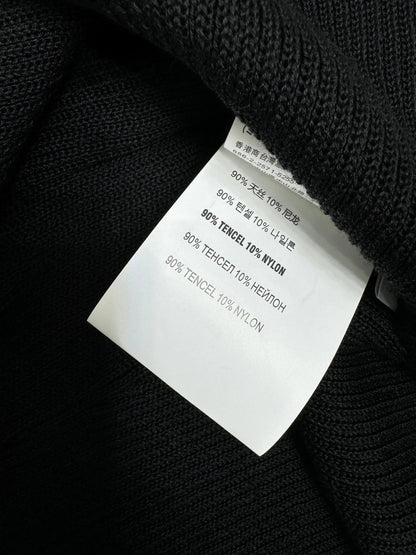 MIUMIU CREW NECK SHORT-SLEEVE SHEER KNIT TOP 274813
