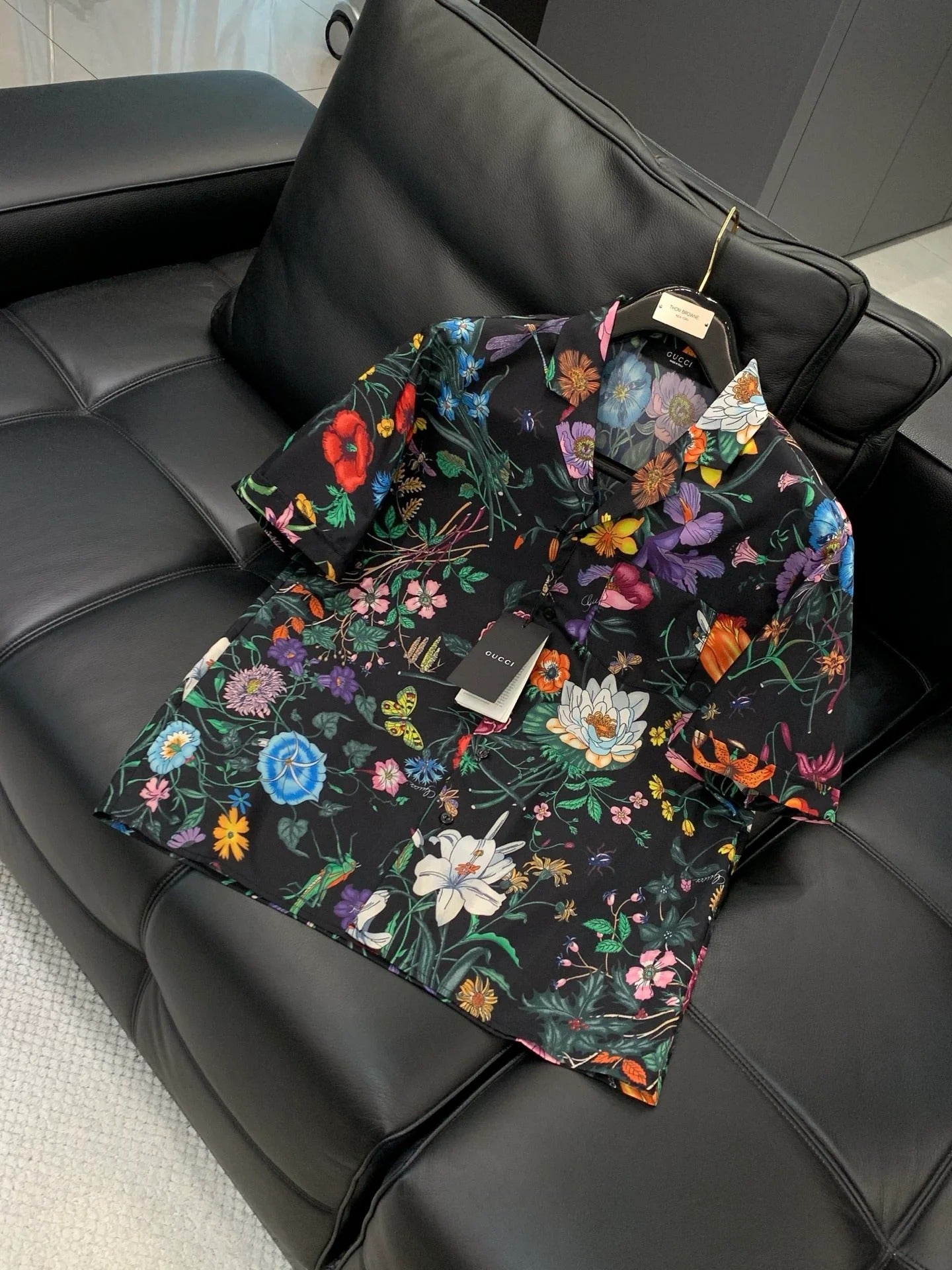 Gucci 2026 Flower Set Black mix colors Silk 131811