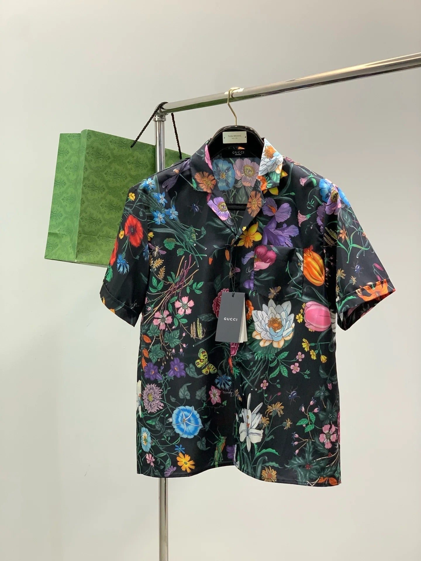 Gucci 2026 Flower Set Black mix colors Silk 131811