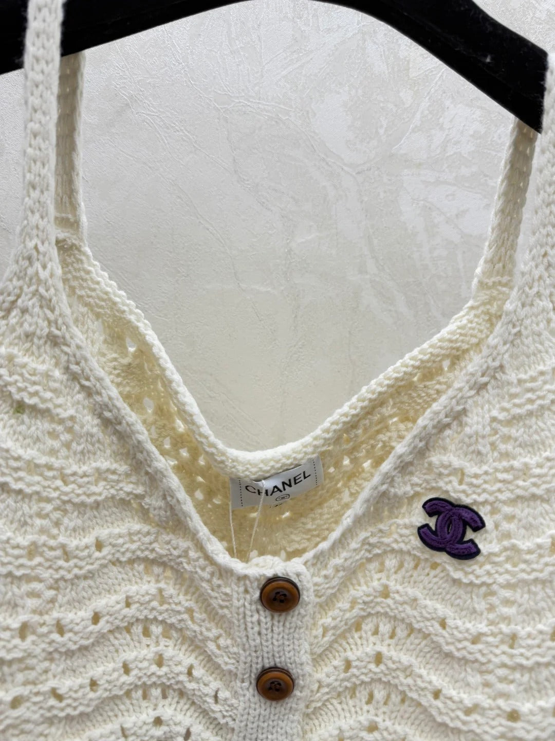 Chanel 2026 Hollow Camisole Wool Nylon