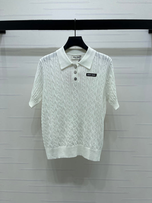 Miumiu 2026 Polo Shirt Wool