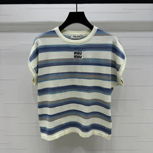 MIU 25S FLYING SLEEVE KNIT SWEATER 264147
