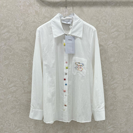 CHANEL WHITE SHIRT 269359