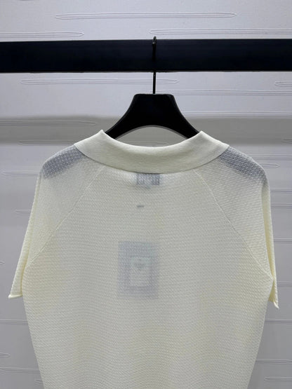 CHANEL POLO SHIRT WHITE 274896