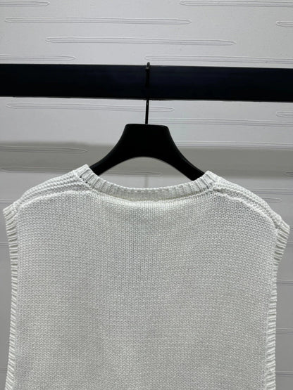 CHANEL CROPPED KNIT SWEATER 269388