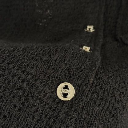 CHANEL 25S LONG-SLEEVE KNIT CARDIGAN STYLE 129