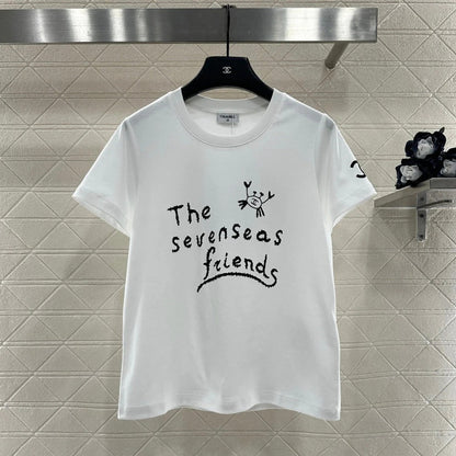 CHANEL 25S CREW NECK T-SHIRT 458
