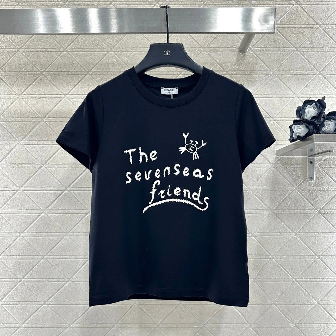 CHANEL 25S CREW NECK T-SHIRT 457