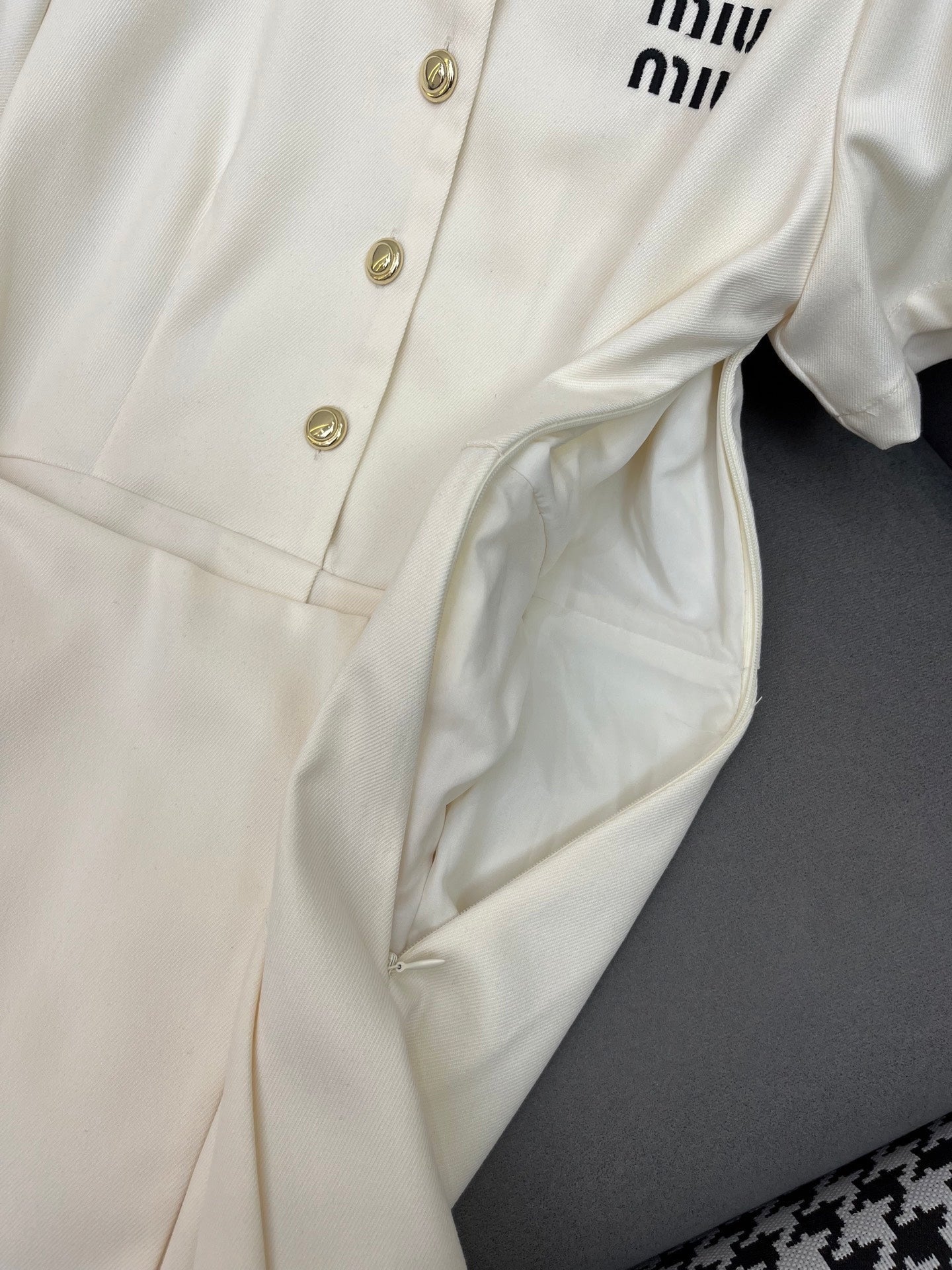 MIUMIU SHIRT DRESS WITH BELT 214479