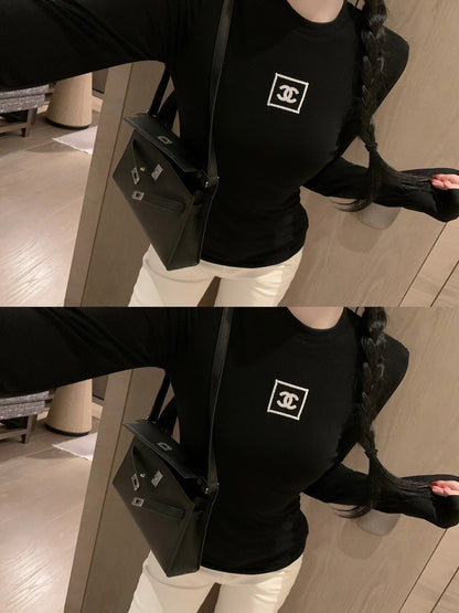 CHANEL 25S LONG SLEEVE T SHIRT STYLE 105