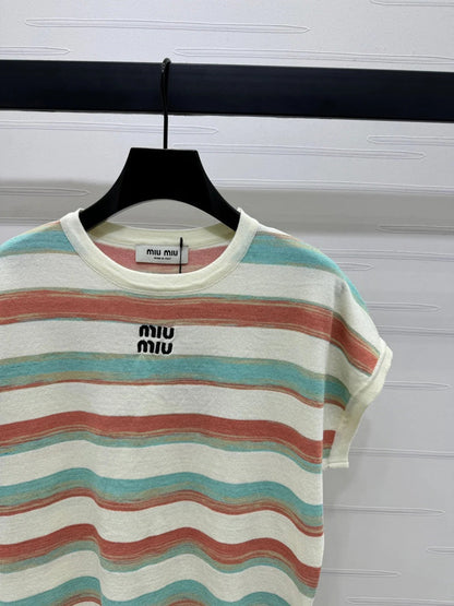 MIU 25S FLYING SLEEVE KNIT SWEATER 264148