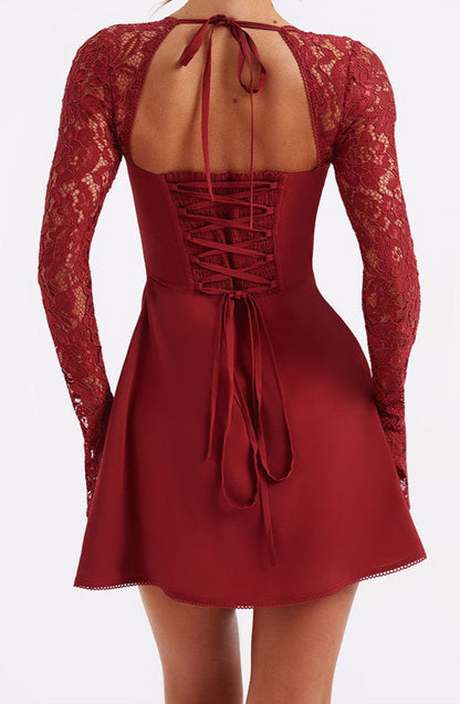 Alejandra Mini Dress - Red