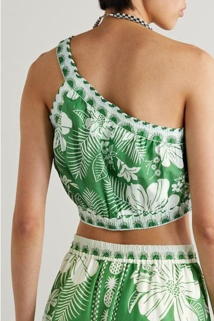 Conjunto de baño tropical de un solo hombro Jasmine 