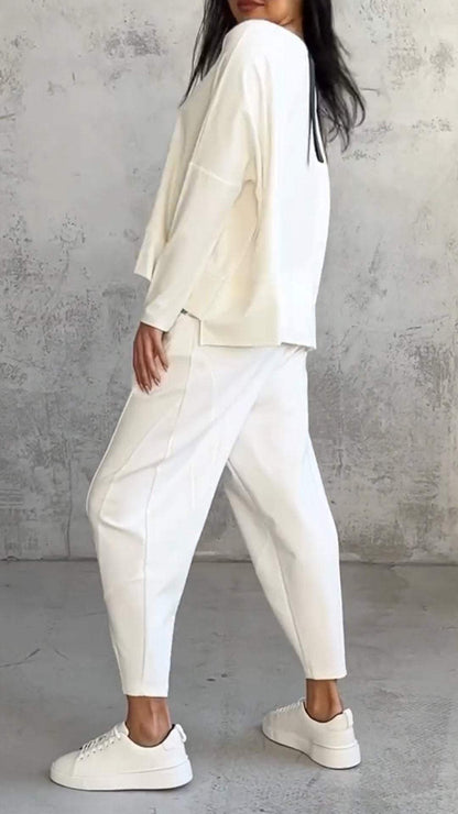 Nora | Women's 2 Piece Lounge Set Long Sleeve Top and Pants