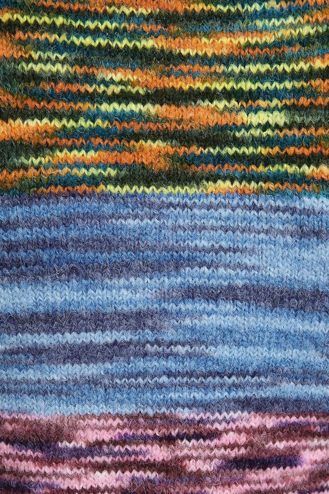 Suéter cárdigan de punto con bloques de color Judith 
