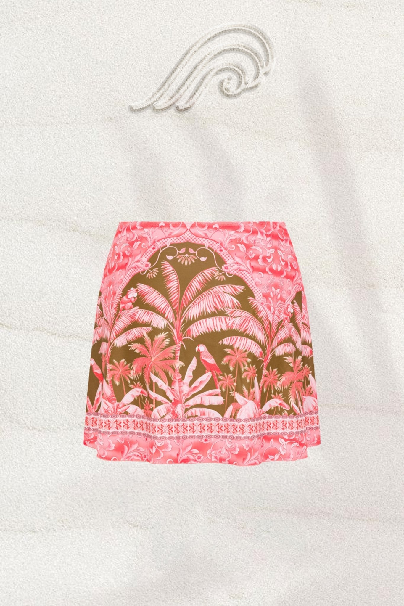 Conjunto de baño de dos piezas con estampado tropical Karena 