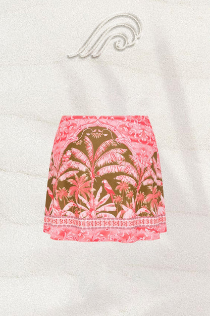 Conjunto de baño de dos piezas con estampado tropical Karena 