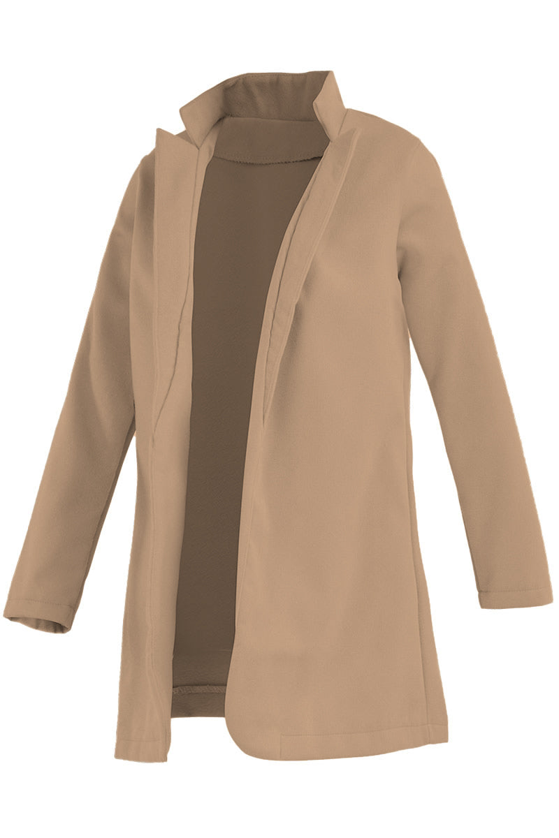 Elegant And Stylish Commuter Stand Collar Coat(6 Colors)