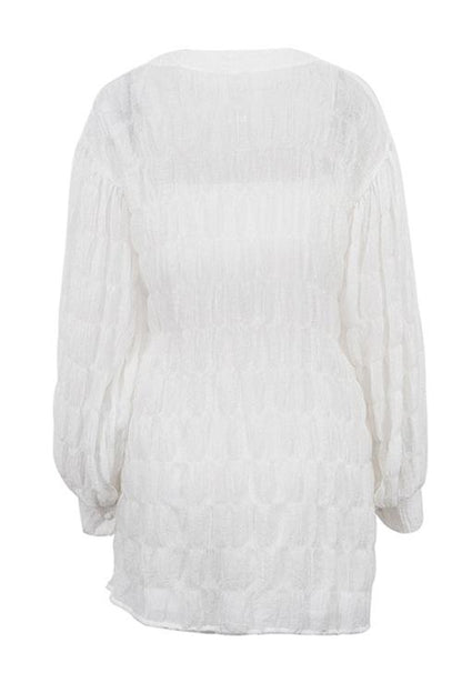 Conjunto de tres piezas de gasa texturizada Lola 