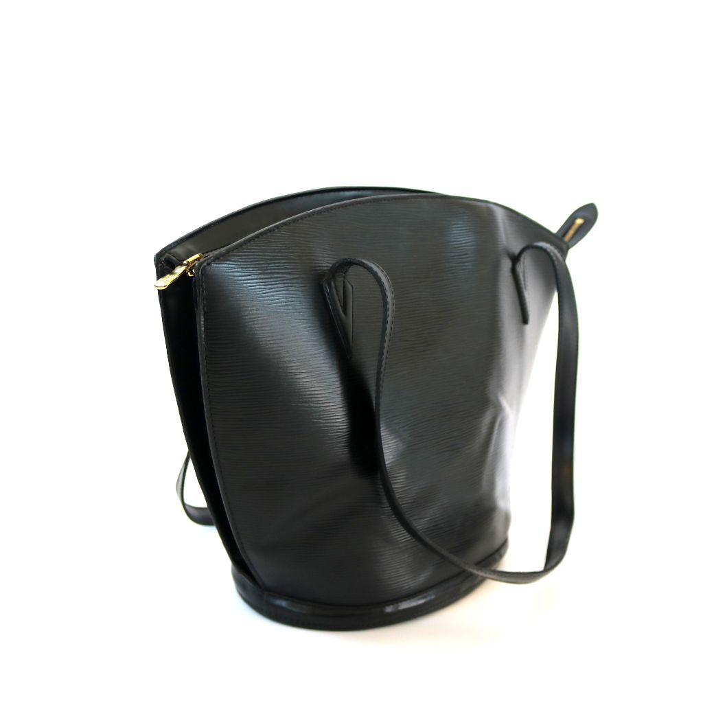 Louis Vuitton Black Epi Leather Saint Jacques GM