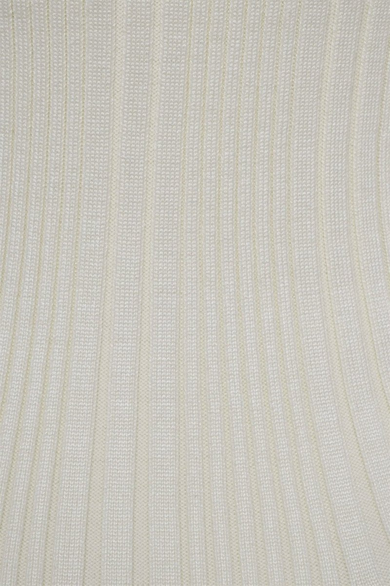 Vestido mini de punto con volantes en contraste Louise 