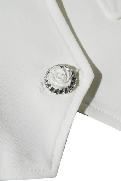 Conjunto de pantalón a juego con flores de esmoquin Louise 